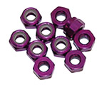 Dado autobloccante alluminio M4 Viola (10 pz) ultimate UR1512P