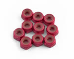 Dado autobloccante alluminio M4 Rosso (10 pz) ultimate UR1512R