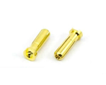 5.0 mm Bullet connector male (2 pz) ultimate UR46110