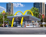H0 McDonald's fast food restaurant with McDrive vollomer VL43634