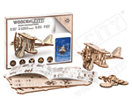 Vehicles Series - Biplane woodencity WR304