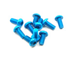 Viti in alluminio 7075 testa bombata 3x6 mm Blu (10 pz) yeahracing AHP-306BU