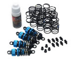 Set ammortizzatori 55 mm per 1:10 Touring Shock Gear Blu (4 pz) yeahracing DSG-0055BU