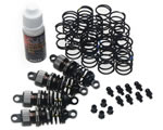 Set ammortizzatori 55 mm per 1:10 Touring Shock Gear Grigio (4 pz) yeahracing DSG-0055GM