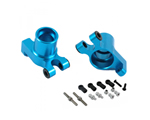 Fuselli posteriori in alluminio Blu su cuscinetti x Tamiya TA01 TA02 (2 pz) yeahracing TA01-007BU