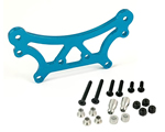 Supporto ammortizzatori posteriori in alluminio Blu x Tamiya TA01 TA02 yeahracing TA01-009BU