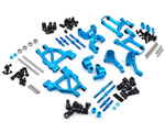 Kit Upgrade leveraggio sterzo e trasmissione anteriore x Tamiya M05 M06 Blu yeahracing TAMC-S01