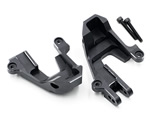 Supporto ammortizzatori anteriore alluminio x Traxxas TRX-4 Black yeahracing TRX4-006BK