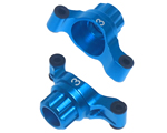 Fuselli posteriori 3 gradi convergenza in alluminio Blu x Tamiya TT-02 (2 pz) yeahracing TT02-007-3BU