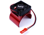 Dissipatore verticale con ventola per motori 540 Rosso yeahracing YA-0148RD