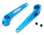 Supporti carrozzeria posteriori Hi Down-Force V2.0 alluminio regolabili Blu yeahracing YA-0199V2BU