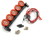 Kit barra con 5 fari a Led Scaler yeahracing YA-0370