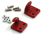 Ganci traino Rosso per Scaler con viti per montaggio (2 pz) yeahracing YA-0379RD