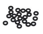 Spessori in M3 in alluminio 1 mm Neri (20 pz) yeahracing YA-0393BK