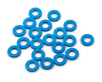 Spessori in M3 in alluminio 1 mm Blu (20 pz) yeahracing YA-0393LB