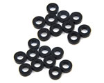 Spessori in M3 in alluminio 2 mm Neri (20 pz) yeahracing YA-0395BK