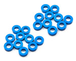 Spessori in M3 in alluminio 2 mm Blu (20 pz) yeahracing YA-0395LB