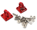 Gancio per traino automatico 4 bulloni colore Rosso per Jeep e Crawler scala 1:10 (2 pz) yeahracing YA-0462RD