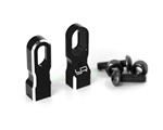 Colonnine supporto servo regolabili in alluminio Nero (2 pz) yeahracing YA-0538BK