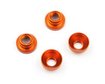 Rondelle svasate speciali per montaggio Servocomando M3 in alluminio Orange (4 pz) yeahracing YA-0577OR