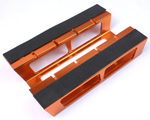 Supporto modello 1:10 in alluminio anodizzato Arancio yeahracing YT-0109OR