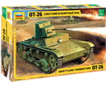 Soviet flame thrower tank OT-26 1:35 zvezda ZV3540