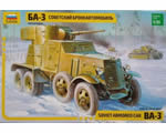 BA-3 Soviet Armored Car 1934 1:35 zvezda ZV3546