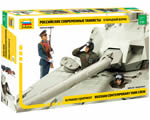 Russian contemporary tank crew in parade equipment 1:35 zvezda ZV3685