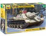 Soviet self-propelled gun Su-122 1:35 zvezda ZV3691