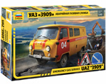 Emergency gas service UAZ 3909 1:43 zvezda ZV43003