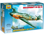 Messerschmitt Bf-109 F2 German Fighter 1:48 zvezda ZV4802