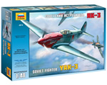 Yakovlev YAK-3 Soviet WWII fighter 1:48 zvezda ZV4814