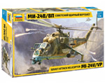 Soviet attack helicopter MI-24V/VP 1:48 zvezda ZV4823