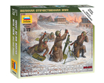 Soviet 82-mm mortar w/crew 1941-1943 (winter) 1:72 zvezda ZV6208