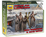 Soviet headquarters in Winter uniform 1:72 zvezda ZV6231