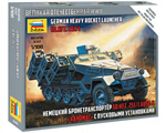 German Heavy Rocket Launcher SD.KFZ.251/1 1:100 zvezda ZV6243