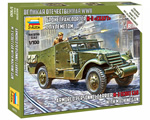 Armored personnel carrier M-3 Scout Car w/machine gun 1:100 zvezda ZV6273