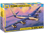 Tupolev TU-95MS 'Bear' Russian Strategic Bomber 1:144 zvezda ZV7038