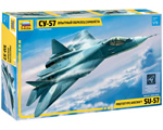 Sukhoi Su-50 (T-50) Russian Fifth-generation Fighter 1:72 zvezda ZV7275