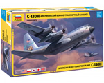 American heavy transport plane C-130H 1:72 zvezda ZV7321