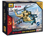 Mi-24V Soviet Attack Helicopter 1:144 zvezda ZV7403