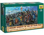 English Knights of the 100 Years War XIV-XV A.D. 1:72 zvezda ZV8044